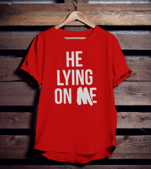 lying on me tee Unisex T-Shirt - Image 4