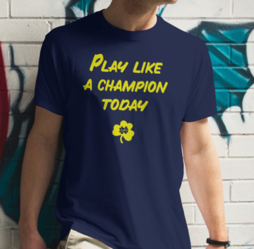 radiantcove2 play like a champion today nd shirt Unisex T-Shirt - Image 2