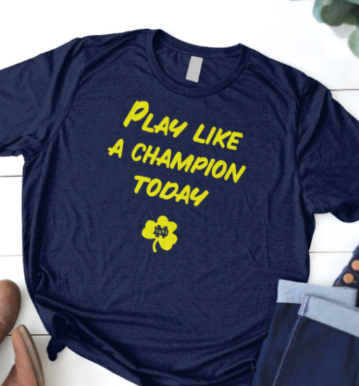 radiantcove2 play like a champion today nd shirt Unisex T-Shirt - Image 4