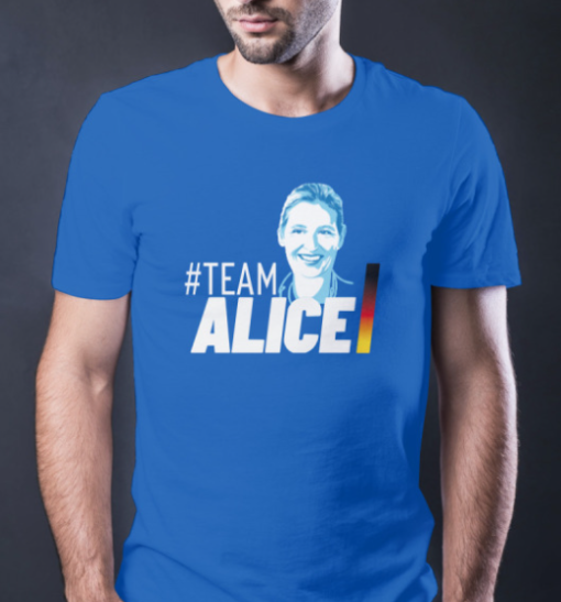 team alice blau shirt Unisex T-Shirt - Image 3