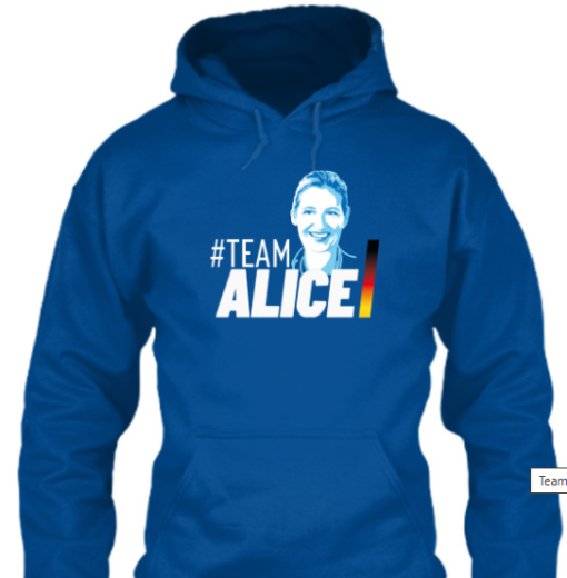 team alice blau shirt Unisex T-Shirt - Image 5