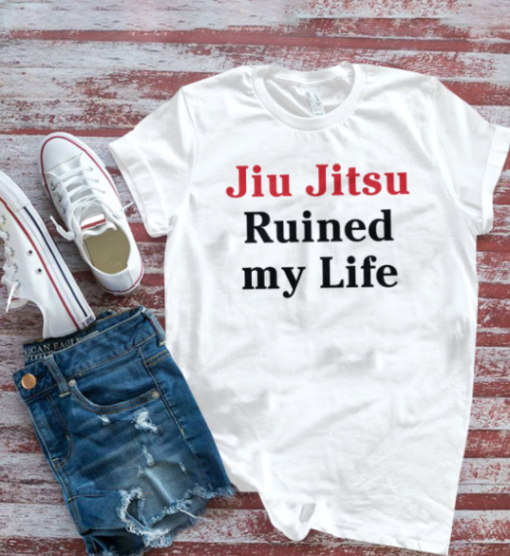 tom brady Jiu Jitsu Ruined my life shirt Unisex T-Shirt - Image 4