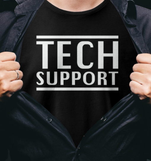 Tech Support shirt Classic T-Shirt - Image 3