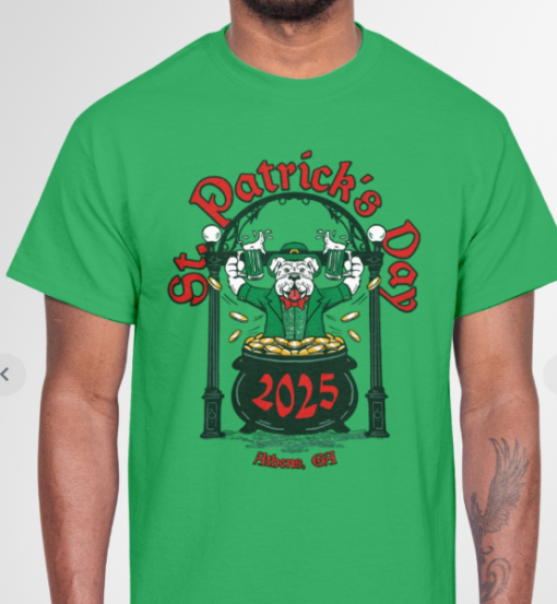 GA St Patrick's Day Pocket Tee Classic T-Shirt - Image 2