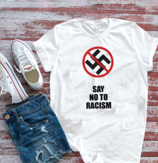 Jakey say no to racism shirt Classic T-Shirt - Image 2