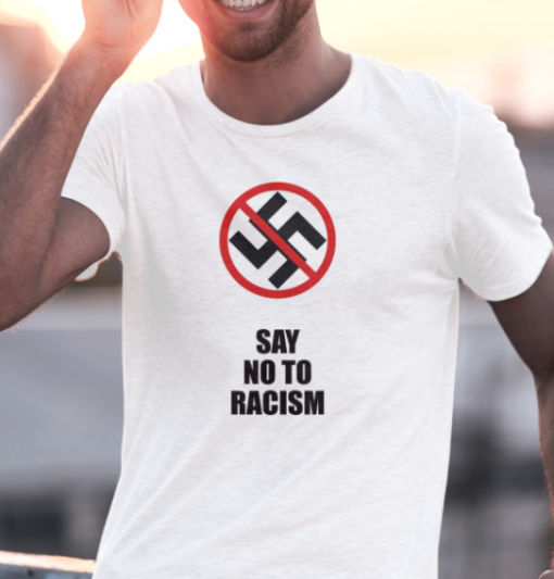 Jakey say no to racism shirt Classic T-Shirt - Image 4