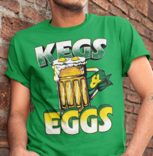 Kegs & Eggs Graphic Tee Classic T-ShirT - Image 2