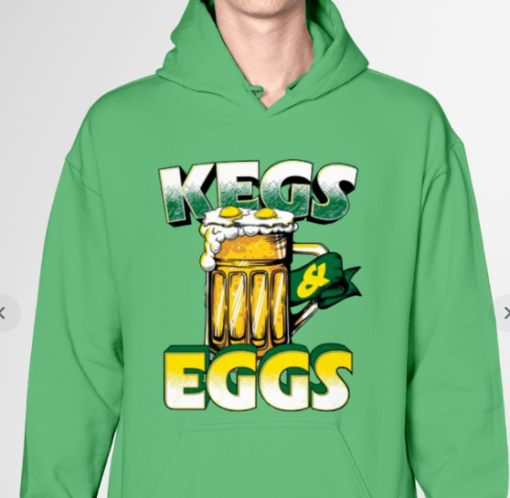 Kegs & Eggs Graphic Tee Classic T-ShirT - Image 5