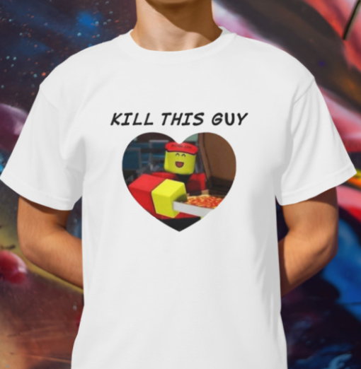 Kill This Guy Roblox Heart shirt Classic T-Shirt - Image 2