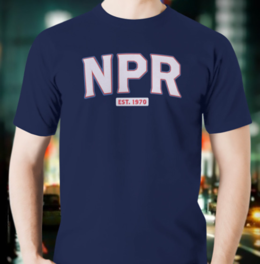 NPR Vintage Navy shirt Classic T-Shirt - Image 5