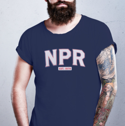 NPR Vintage Navy shirt Classic T-Shirt