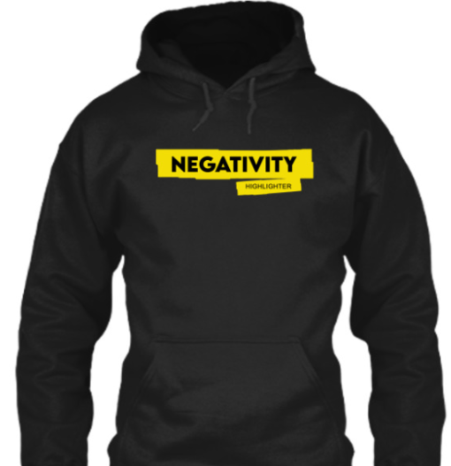 Queenzflip Negativity Highlighter Shirt Classic T-Shirt - Image 5