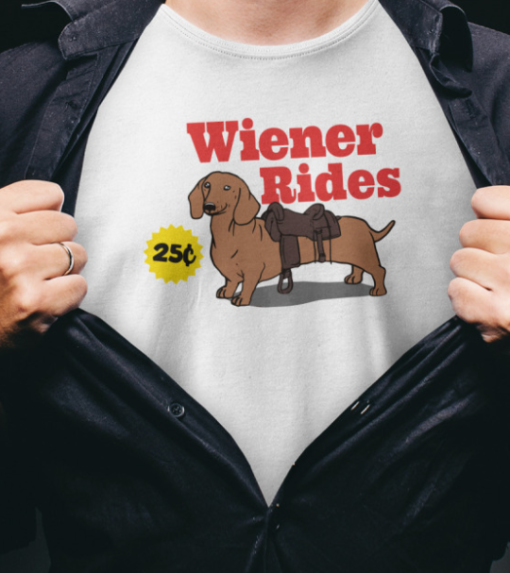 Wiener Rides 25 funny Shirt Classic T-Shirt - Image 2