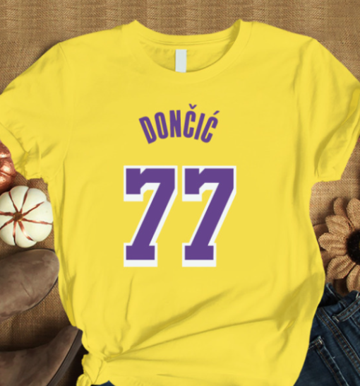 luka doncic 77 funny shirt Classic T-Shirt - Image 4