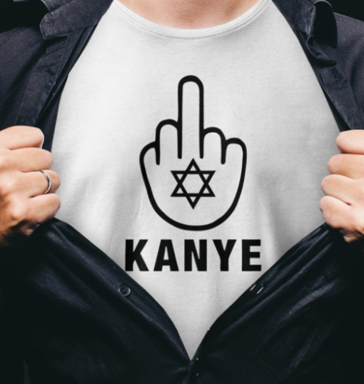 middle finger kanye funny shirt Classic T-Shirt