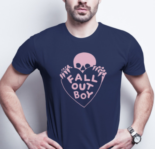 skeleton heart Fall Out Boy shirt Classic T-Shirt