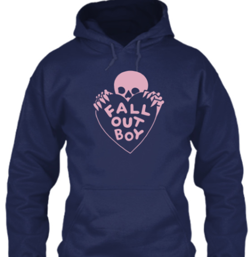 skeleton heart Fall Out Boy shirt Classic T-Shirt - Image 5