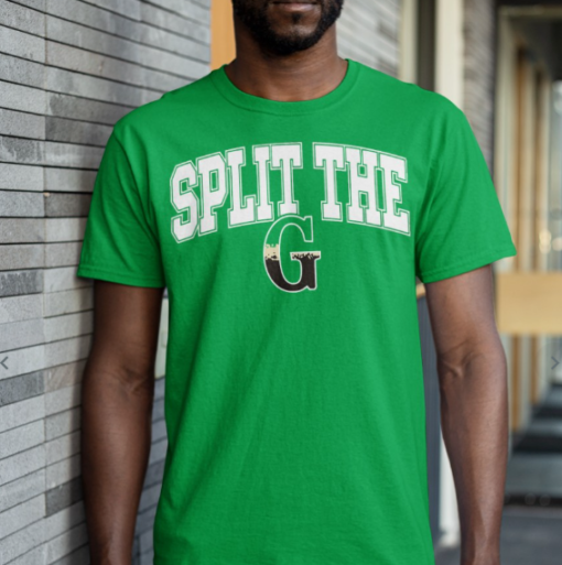 Split The G Crewneck shirt Classic T-ShirT - Image 2