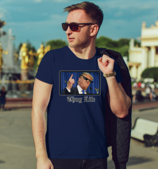 thug life trump 2025 shirt Classic T-Shirt - Image 4