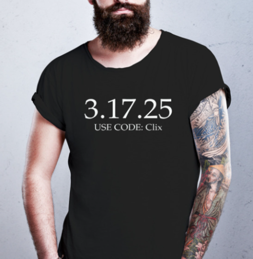 3.17.25 USE CODE CLIX shirt Classic T-Shirt - Image 2