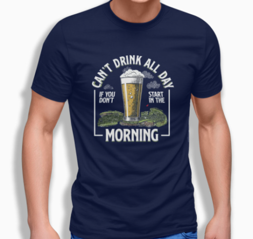 Barstool Golf Drink All Day Tee Classic T-Shirt - Image 3