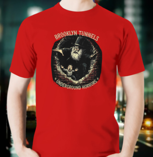 Brooklyn tunnels underground horrors Shirt Classic T-Shirt - Image 4