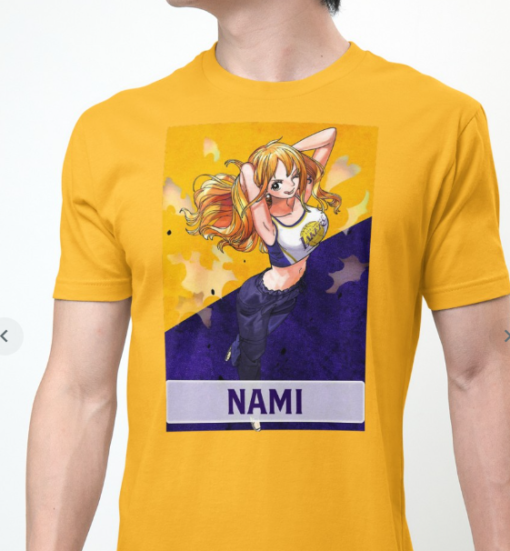 Lakers One Piece Nami Storm The Court Shirt Classic T-Shirt - Image 3