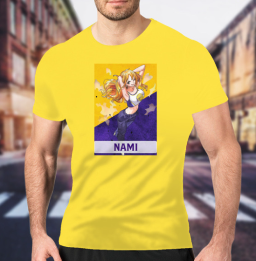 Lakers One Piece Nami Storm The Court Shirt Classic T-Shirt - Image 4