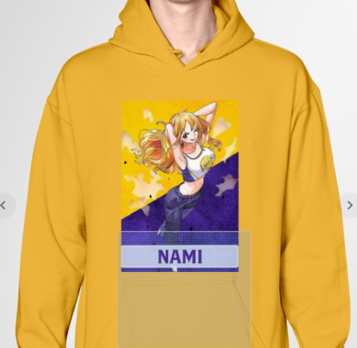 Lakers One Piece Nami Storm The Court Shirt Classic T-Shirt - Image 5