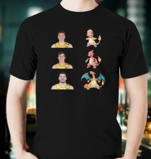 Luka Doncic Pokemon Evolution shirt Classic T-Shirt - Image 3