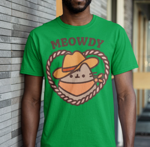 Meowdy Cowboy Pusheen Shirt Classic T-Shirt - Image 2