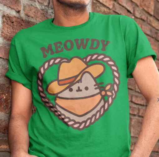 Meowdy Cowboy Pusheen Shirt Classic T-Shirt - Image 4