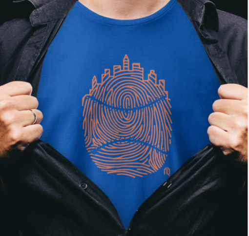 Skyline Fingerprint Shirt Classic T-Shirt