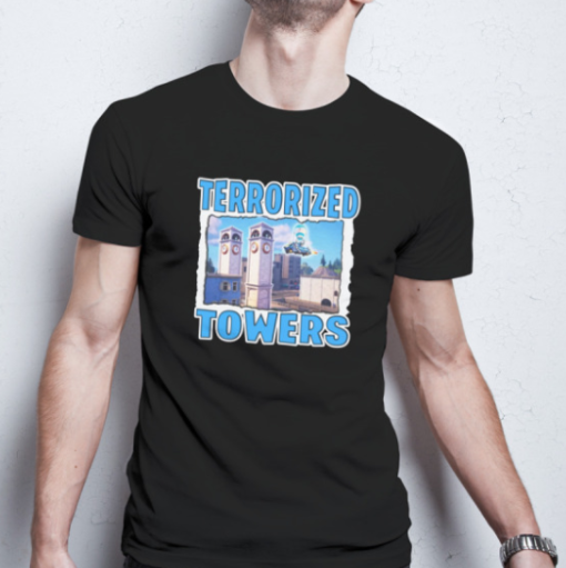 Terrorized Towers funny Shirt Classic T-Shirt - Image 2