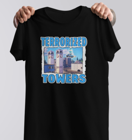 Terrorized Towers funny Shirt Classic T-Shirt - Image 4