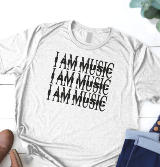 i am music shirt Classic T-Shirt - Image 2