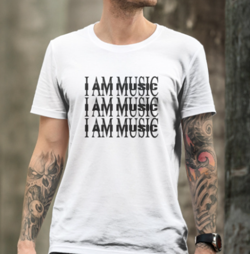 i am music shirt Classic T-Shirt - Image 4