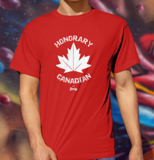 ‪Katie Mack HONORARY CANADIAN shirt Classic T-Shirt - Image 4