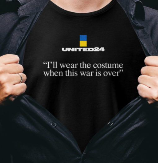 united24 ukraine I'll wear the costume when this war is over shirt Classic T-Shirt