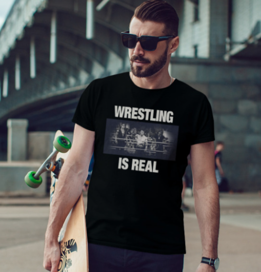 wrestling is real shirtClassic T-Shirt - Image 2